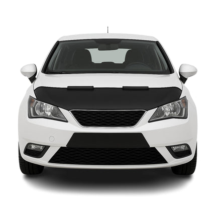 Haubenbra Steinschlagschutz Bonnet Bra für Seat Ibiza 2008-2017 Schwarz Halb
