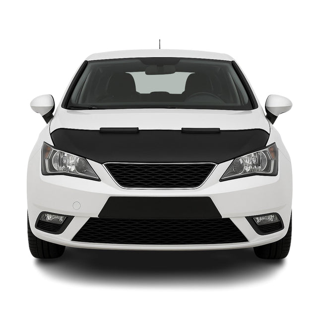 Haubenbra Steinschlagschutz Bonnet Bra für Seat Ibiza 2008-2017 Schwarz Halb