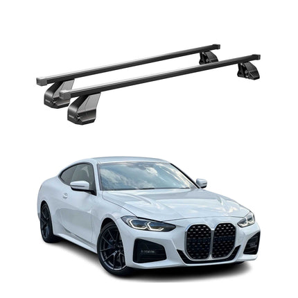 Menabo Dachträger für BMW 4er G22 G82 Coupe 2020-2026 75kg Stahl Schwarz 2x