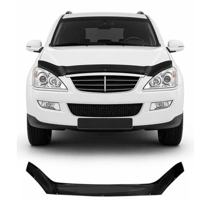 Motorhaube Deflektor Insektenschutz für Ssangyong Kyron 2005-2015 Dunkel