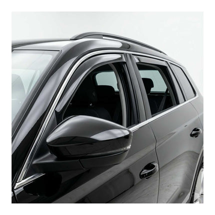 Windabweiser Regenabweiser für Skoda Kodiaq 2017-2023 Dunkel Acryl 4tlg