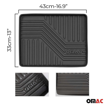 OMAC Schmutzfangmatte Sauberlaufmatte Türmatte Napfunterlage 43x33cm Unterlage