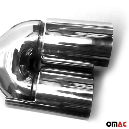Auspuffblende Endrohr für Mercedes W204 A209 C209 Edelstahl Chrom 1tlg