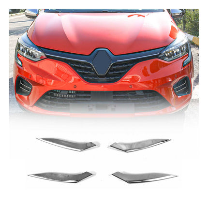 Nebelscheinwerfer Rahmen Chrom für Renault Clio 2019-2025 Edelstahl 5x