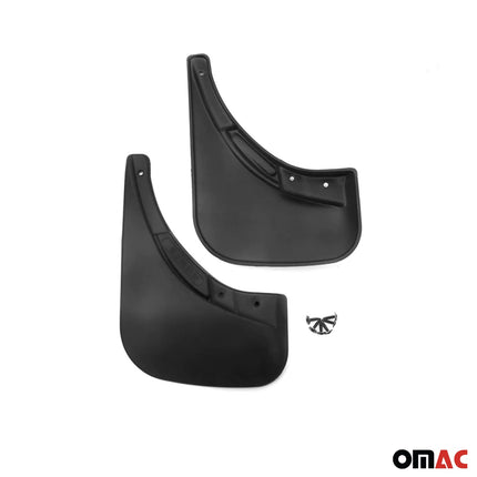 Schmutzfänger Kotflügel für Fiat 500 2007-2011 ABS Schwarz 4x