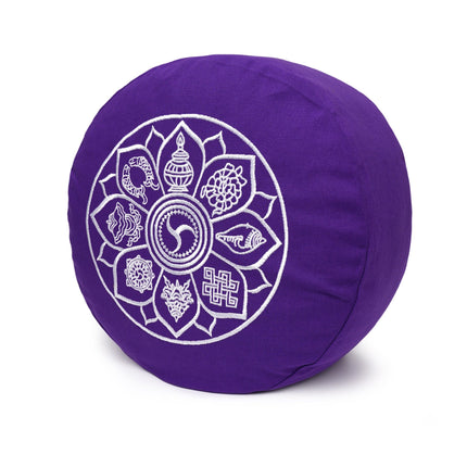 Meditationskissen Glückssitz® 8 Glückverheißende Symbole