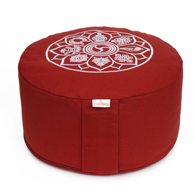 Meditationskissen Glückssitz® 8 Glückverheißende Symbole