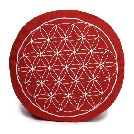 Meditationskissen Glückssitz® Blume des Lebens