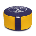 dunkelblau / dotter / Buchweizenschalen / 33 x 33 x 15 cm