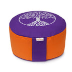 lila / orange / Buchweizenschalen / 33 x 33 x 15 cm
