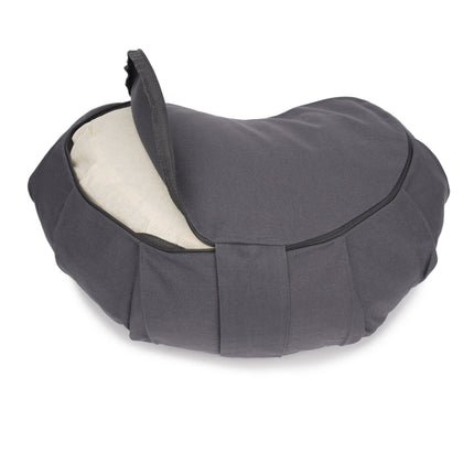 Meditationskissen Zafu ZEN Halbmond BASIC mit ZIP