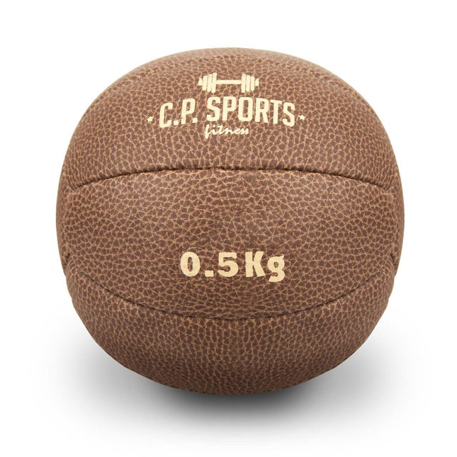 SEO. Medizinball / Farbe: Braun / verschiedene Größen - C.P. Sports K5 - 0.5 Kg Linkreich