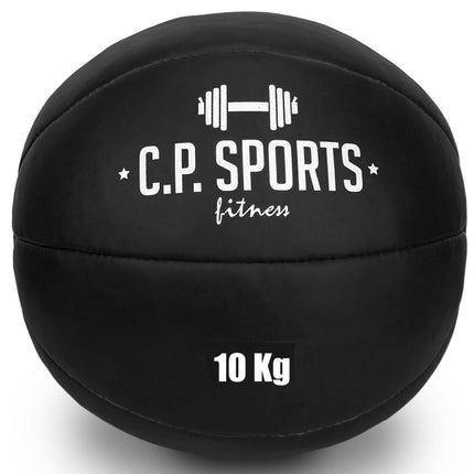 SEO. Medizinball Schwarz Kunstleder - verschiedene Größen - C.P. Sports - K5 - 10 Kg Linkreich
