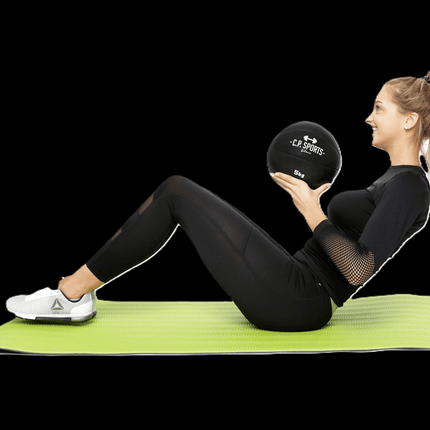 SEO. Medizinball Schwarz Kunstleder - verschiedene Größen - C.P. Sports - K5 - 5 Kg Linkreich