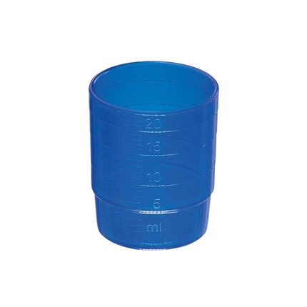 melipul MEHRWEG-Medikamentenbecher, stapelbar, 25ml