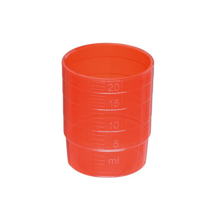 melipul MEHRWEG-Medikamentenbecher, stapelbar, 25ml