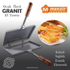 Menzir Granit Tost mit zwei Griffen