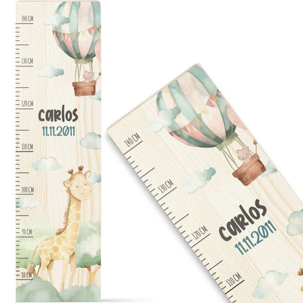 SEO. Messlatte mit Namen für Kinder im Giraffe Design - Linkreich