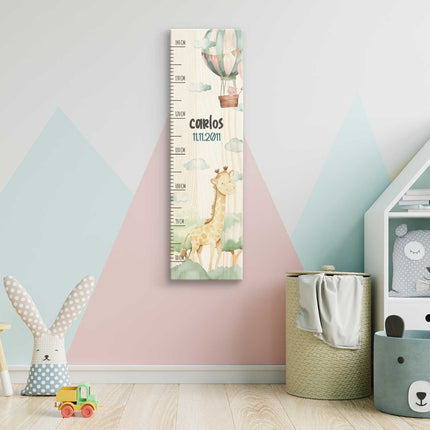 SEO. Messlatte mit Namen für Kinder im Giraffe Design - Linkreich