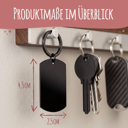 SEO. Metall Dog Tag mit Gravur - Dein Foto & Wunschtext - Linkreich
