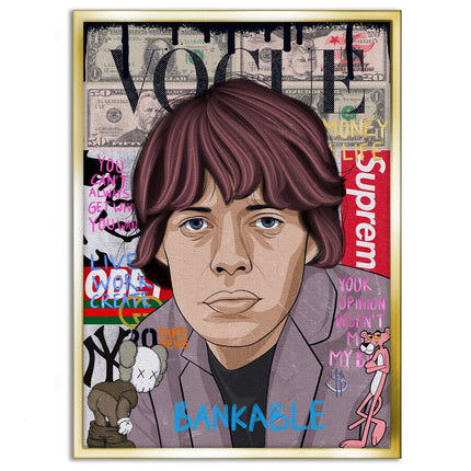 Mick Jagger - Leinwandbild Pop Art (Canvas) kaufen bei Linkreich – Jetzt entdecken!
