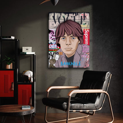 Mick Jagger - Leinwandbild Pop Art (Canvas) kaufen bei Linkreich – Jetzt entdecken!
