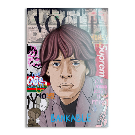 Mick Jagger - Leinwandbild Pop Art (Canvas) kaufen bei Linkreich – Jetzt entdecken!