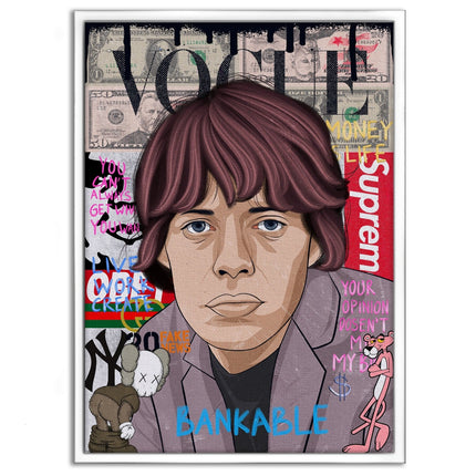 Mick Jagger - Leinwandbild Pop Art (Canvas) kaufen bei Linkreich – Jetzt entdecken!