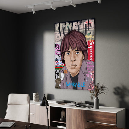 Mick Jagger - Leinwandbild Pop Art (Canvas) kaufen bei Linkreich – Jetzt entdecken!