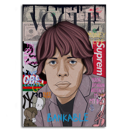 Mick Jagger - Leinwandbild Pop Art (Canvas) kaufen bei Linkreich – Jetzt entdecken!