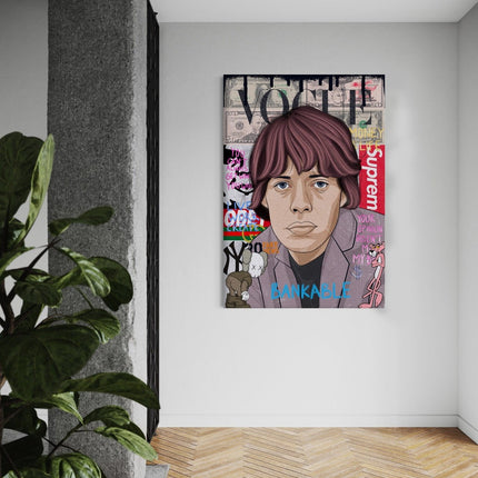 Mick Jagger - Leinwandbild Pop Art (Canvas) kaufen bei Linkreich – Jetzt entdecken!