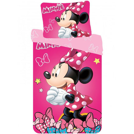SEO. Mickey Maus Minnie Maus Bettwäsche - weiche Baumwolle - Kissen und Decke - Linkreich