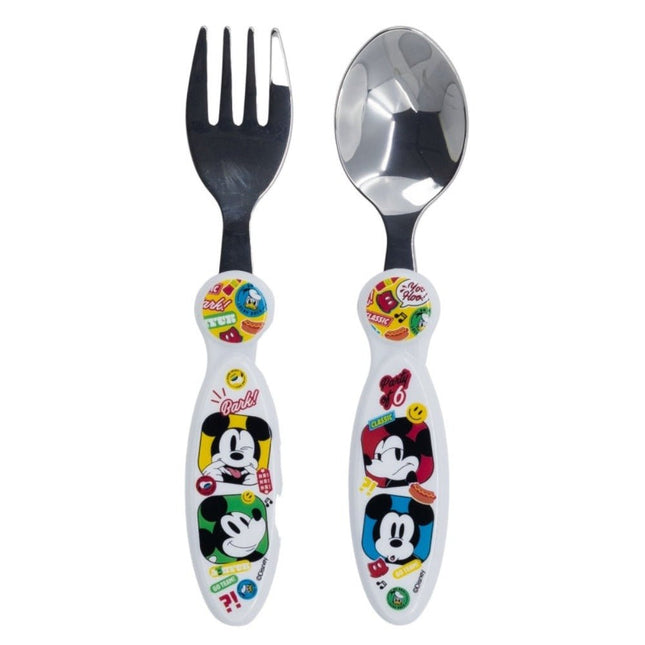 SEO. Micky Maus Besteck Set - 2 Teile - Linkreich