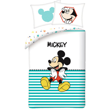 SEO. Micky Maus Bettwäsche - weiche Baumwolle - Kissen und Decke - Linkreich