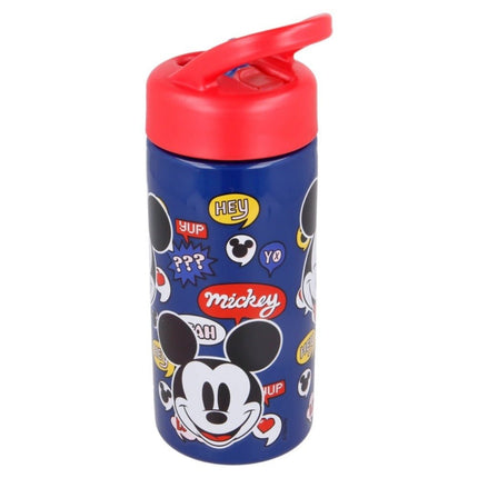 SEO. Micky Maus Plastik Flasche 410 ml Trinkflasche Sportflasche - Linkreich