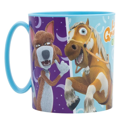 La Granja de Zenón Plastiktasse Becher 390ml Tasse für Kinder Hahn Kuh