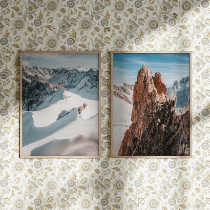 Midi Arête and Aiguille d'Entrèves Mountain Photography Prints