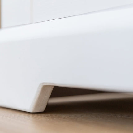 SEO. Milano Elite Massivholz Kiefer Lowboard Kommode 2.2 | Farbe Weiß/Kiefer - Linkreich