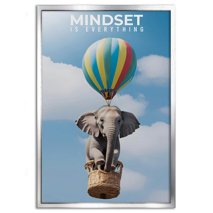 Mindset is everything - Leinwandbild Motivation (Canvas) kaufen bei Linkreich – Jetzt entdecken!