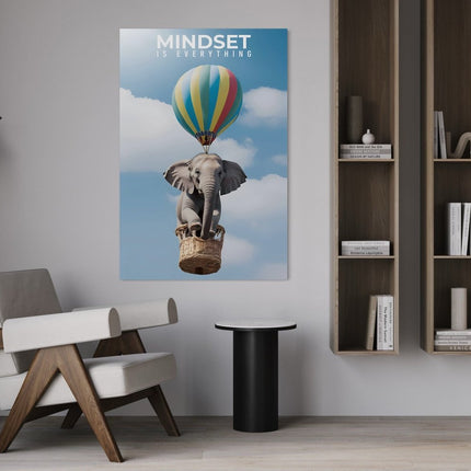 Mindset is everything - Leinwandbild Motivation (Canvas) kaufen bei Linkreich – Jetzt entdecken!