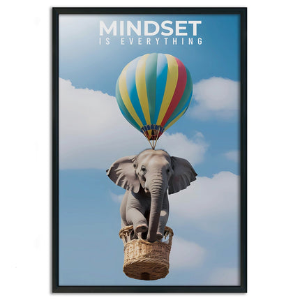 Mindset is everything - Leinwandbild Motivation (Canvas) kaufen bei Linkreich – Jetzt entdecken!