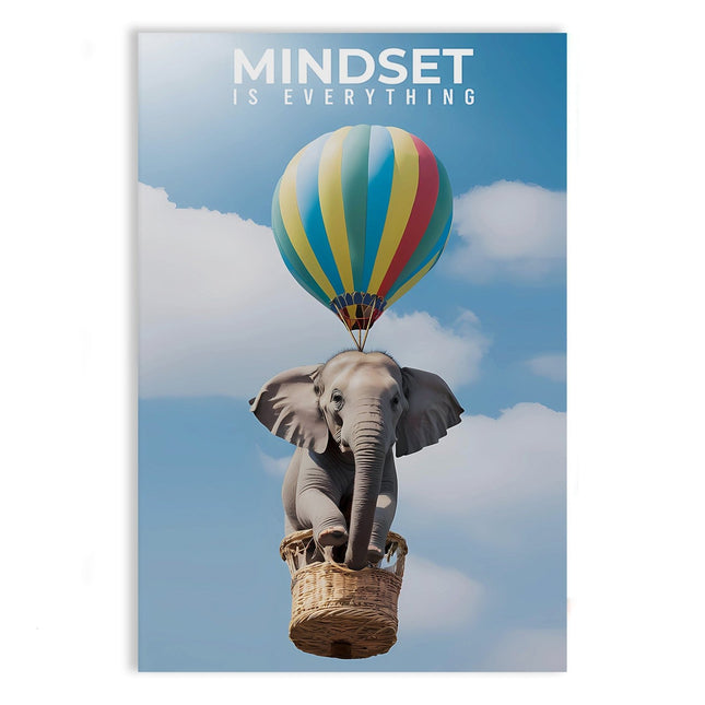 Mindset is everything - Leinwandbild Motivation (Canvas) kaufen bei Linkreich – Jetzt entdecken!