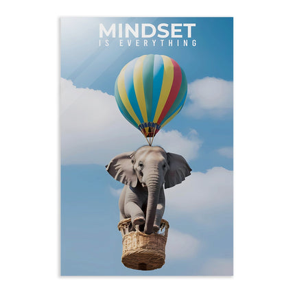 Mindset is everything - Leinwandbild Motivation (Canvas) kaufen bei Linkreich – Jetzt entdecken!