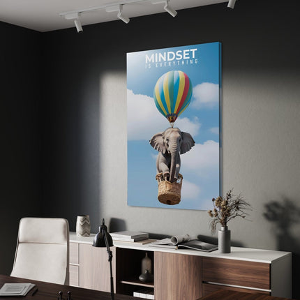 Mindset is everything - Leinwandbild Motivation (Canvas) kaufen bei Linkreich – Jetzt entdecken!