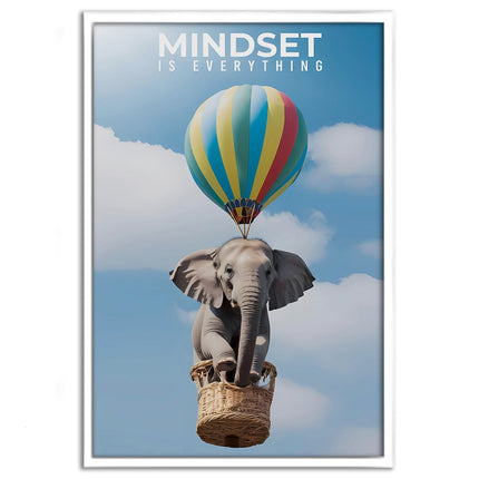 Mindset is everything - Leinwandbild Motivation (Canvas) kaufen bei Linkreich – Jetzt entdecken!