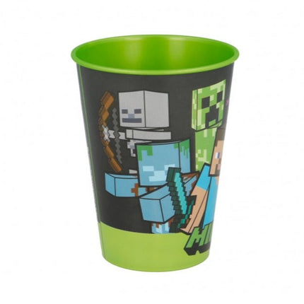 SEO. Minecraft Plastikbecher für Kinder 260ml - Linkreich