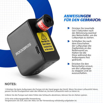 MINI Elektrische Fahrradpumpe AS1 (Fahrrad Luftpumpen) kaufen bei Linkreich – Jetzt entdecken!