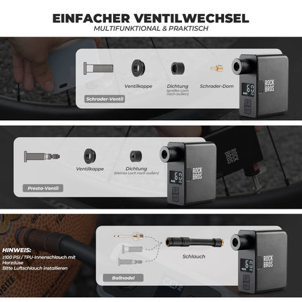 MINI Elektrische Fahrradpumpe AS1 Pro (Fahrrad Luftpumpen) kaufen bei Linkreich – Jetzt entdecken!