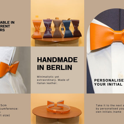 Minimalistische Lederfliege, individuelles Geschenk, Hochzeitsaccessoire, Fliege für den Bräutigam, Trauzeugengeschenk () kaufen bei Linkreich – Jetzt entdecken!