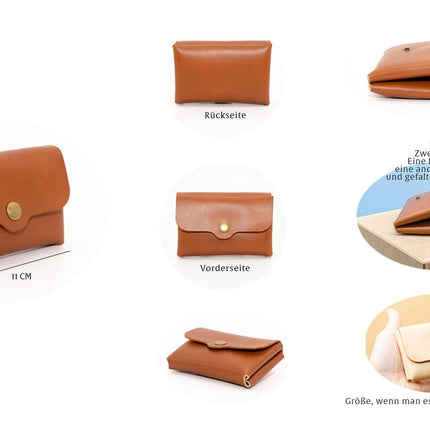 Minimalistischer Leder Geldbeutel (für Herren / Damen). Schlanke Herren Brieftasche. Leder Etui. Geschenk für ihn. Geschenk für Sie. () kaufen bei Linkreich – Jetzt entdecken!